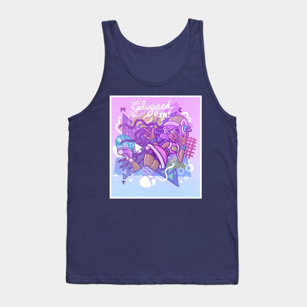 Get Plugged In Tank Top by bonnieventure